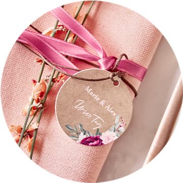 Geschenkanhänger Hochzeit