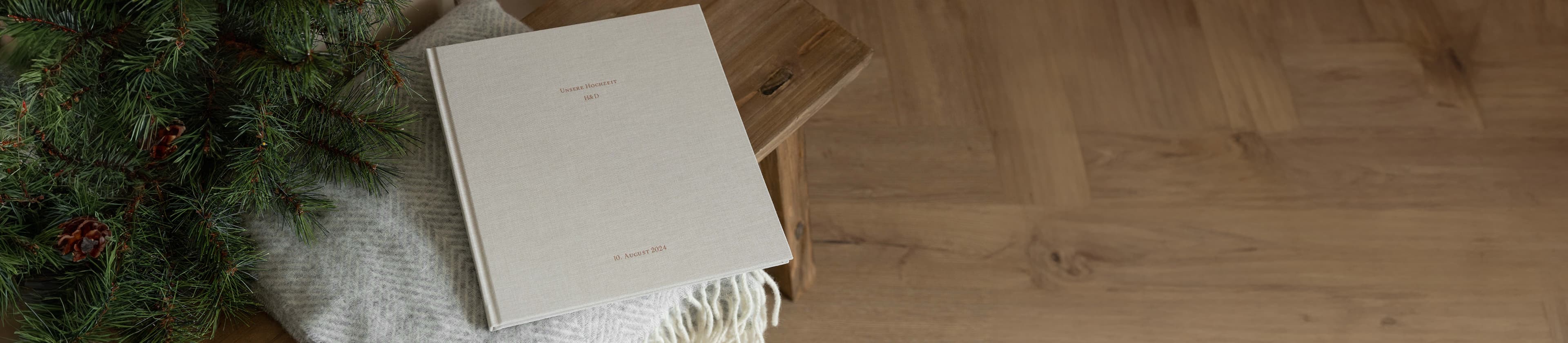 Fotobuch mit Stoffeinband